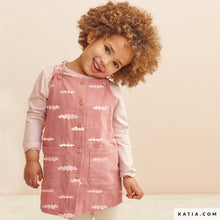 Cargar imagen en el visor de la galería, 12€/m Rustic Cotton Bird pink