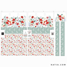 Cargar imagen en el visor de la galería, Panel bolso Poppies
