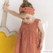 Cargar imagen en el visor de la galería, 12€/m Bambula stars coral