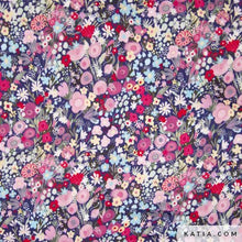 Cargar imagen en el visor de la galería, 13€/m Viscosa Modernism Flowers