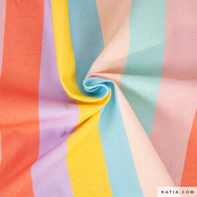 Cargar imagen en el visor de la galería, 17€/metro Canvas pastel stripes