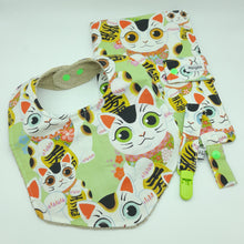 Cargar imagen en el visor de la galería, Pack bienvenida Maneki-neko Verde