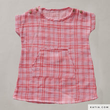 Cargar imagen en el visor de la galería, 17€/m Neon plaid Fuchsia