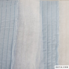 Cargar imagen en el visor de la galería, 22€/m Muselina Acolchada azul bebé