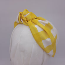 Cargar imagen en el visor de la galería, Diadema vichy maxi amarillo
