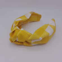 Cargar imagen en el visor de la galería, Diadema vichy maxi amarillo
