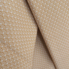 Cargar imagen en el visor de la galería, 14€/m popelin arcos blanco oro/ocre
