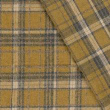 Cargar imagen en el visor de la galería, 16€/m Jacquard cepillado Cuadros Verde oliva
