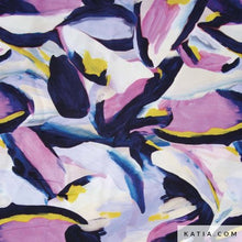 Cargar imagen en el visor de la galería, 13€/metro Viscosa rayon lilac butterfly
