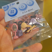 Cargar imagen en el visor de la galería, Pack botones/apliques peluqueria
